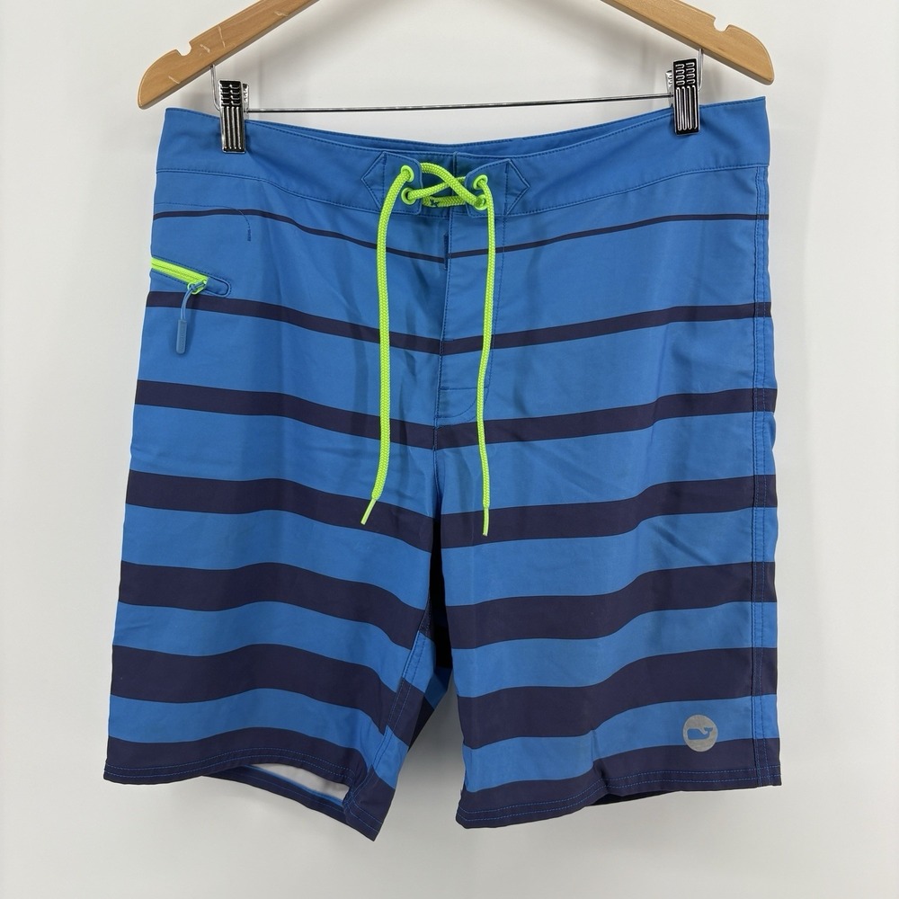 VINEYARD VINES Swim‎ Trunks Board Shorts Mens 32 Stretch Pocket Unlined